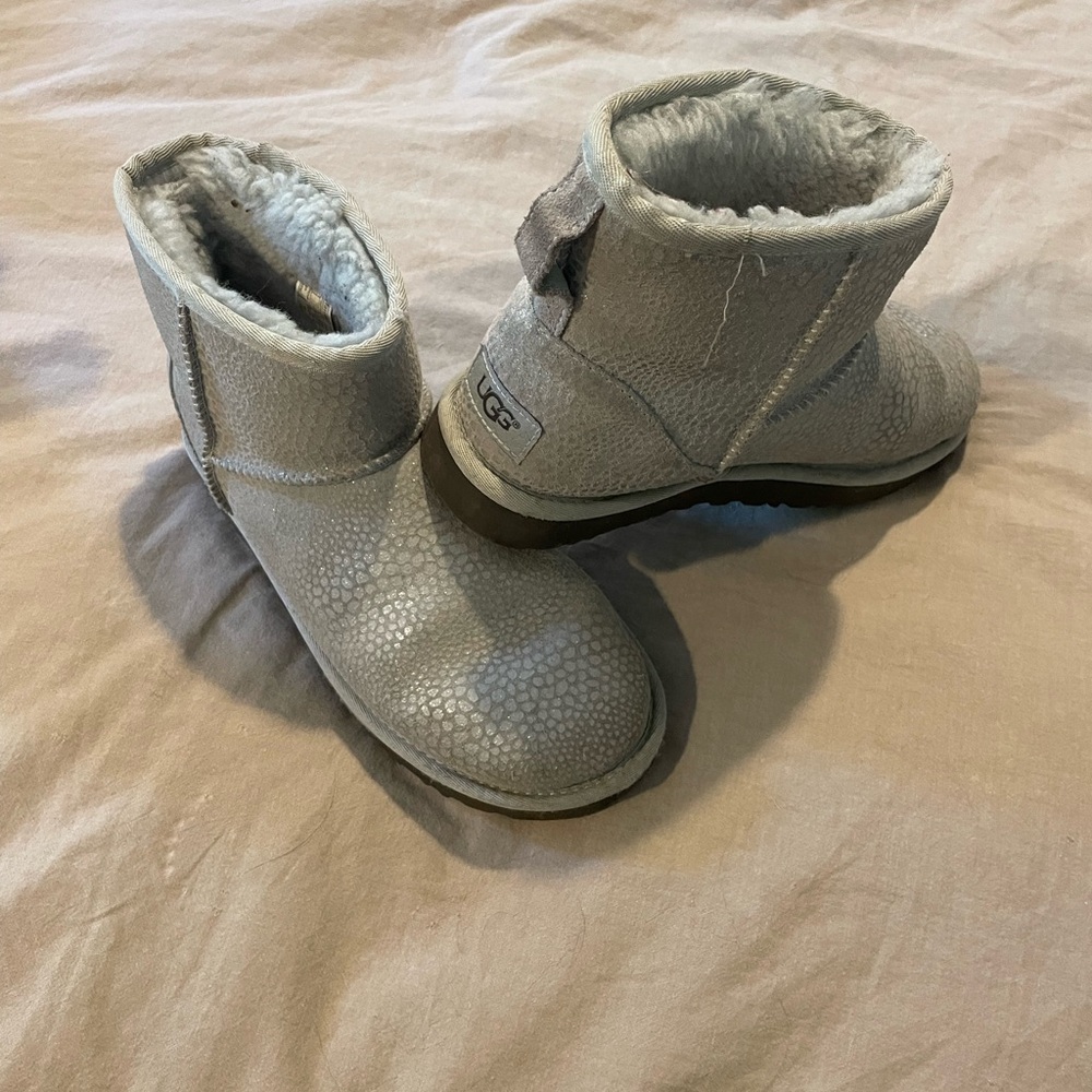 UGG Gray Mini Boots